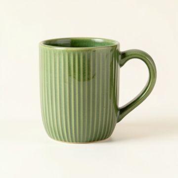 Clay Brook Ceramic Mug - Green (synthetic illustration; no displayed measurements)