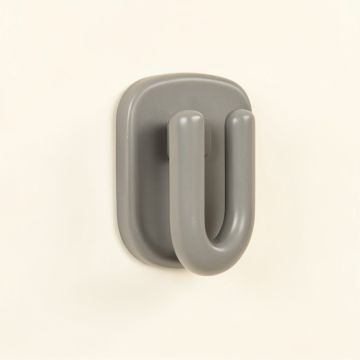 Field Crossing Wall-Mounted Robe Hook - Gray (synthetic illustration; no displayed measurements)