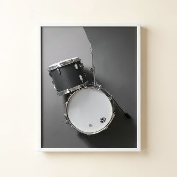 Snare Drum - Wrapped Canvas Print (synthetic illustration; no displayed measurements)