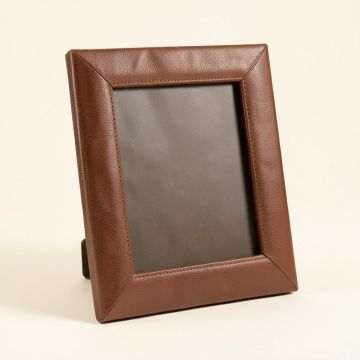 Leatherette Picture Frame (synthetic illustration; no displayed measurements)