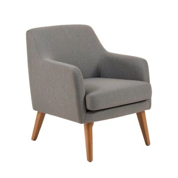 Maston Mid-Century Side Chair In Gray