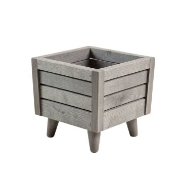 Ridge Bluff Empty Raised Planter - Gray