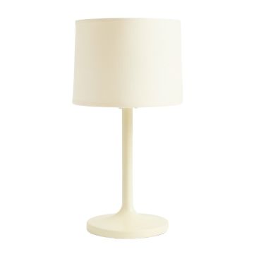 Clay Brook Table Lamp With A Plain Fabric Shade - Cream