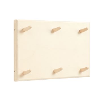 Meadow Crest Empty Wall-Mounted Tool Organizer Panel - Ivory