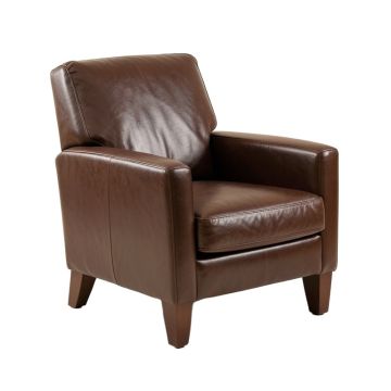 Elda Leather Arm Chair