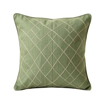Lake Bend Filled Accent Pillow - Green