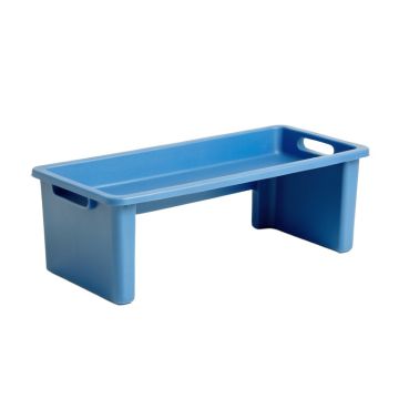 Olive Crest Narrow Outdoor Storage Bench - Blue