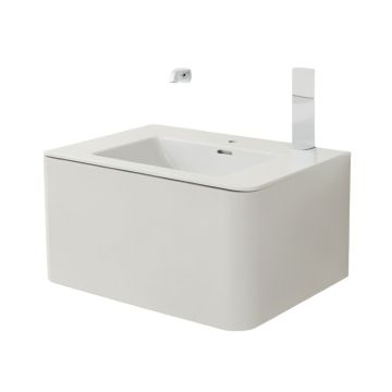 Poulos Modern 24 '' Wall Mounted Single Bathroom Vanity Set