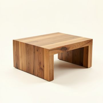Vuelto Block Solid Wood Coffee Table (synthetic illustration; no displayed measurements)