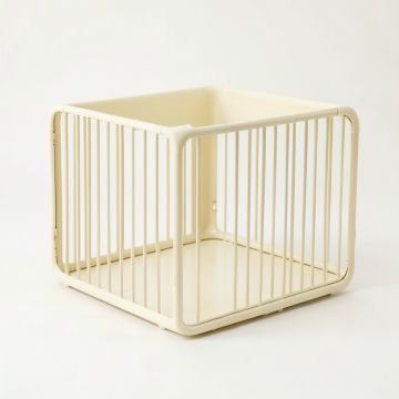 Brook Edge Empty Furniture-Style Pet Crate - Cream (synthetic illustration; no displayed measurements)