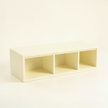 Ridge Dell Shoe Storage Bench - Ivory (synthetic illustration; no displayed measurements)