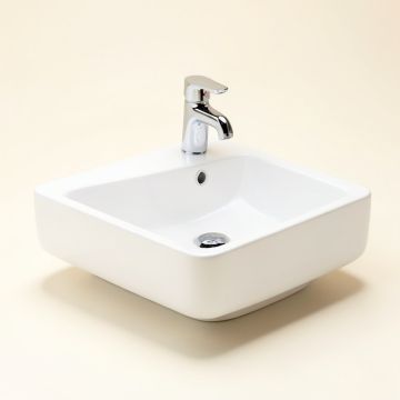 Vitreous China Rectangular Undermount Bathroom Sink With Overflow (synthetic illustration; no displayed measurements)