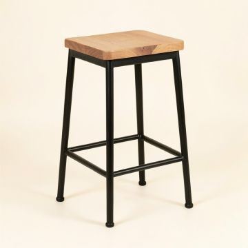 Axelle Solid Wood Bar And Counter Stool (synthetic illustration; no displayed measurements)