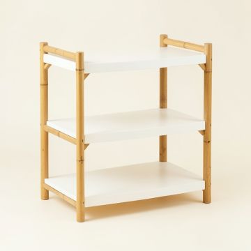Alder Bridge Empty Countertop Canister Rack - White (synthetic illustration; no displayed measurements)