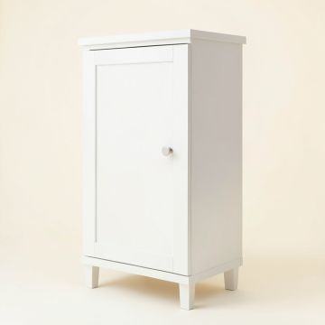 Helen 15.75 '' W X 29.25 '' H X 11.75 '' D Free-Standing Bathroom Cabinet (synthetic illustration; no displayed measurements)