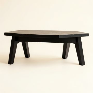 Stone Crest Indoor Bench - Black (synthetic illustration; no displayed measurements)