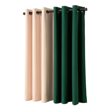 Tawanda Absolute Zero Max Blackout Thermal Grommet Single Curtain Panel