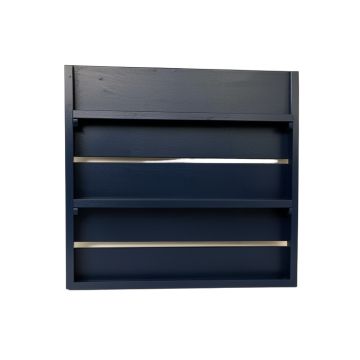Slate Bluff Empty Wall-Mounted Tool Organizer Panel - Navy