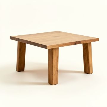 Carina Solid Wood Coffee Table (synthetic illustration; no displayed measurements)