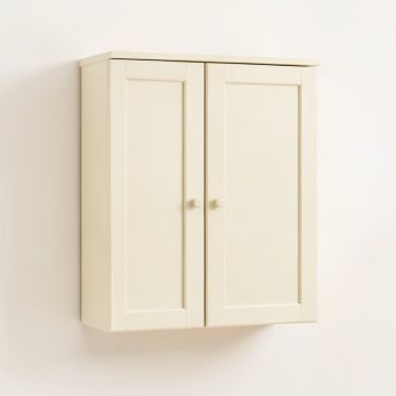 Harbor Dale Wall-Mounted Laundry Cabinet - Cream (synthetic illustration; no displayed measurements)
