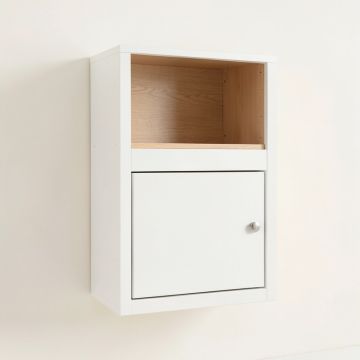 Brook Arc Wall-Mounted Entry Cabinet (synthetic illustration; no displayed measurements)