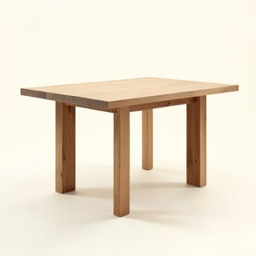 Bulah Solid Wood Dining Table (synthetic illustration; no displayed measurements)