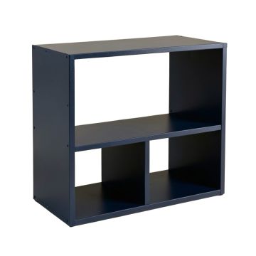 Cove Field Desktop Shelving Unit - Navy (synthetic illustration; no displayed measurements)