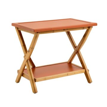 Clay Canyon Side Table - Terracotta (synthetic illustration; no displayed measurements)