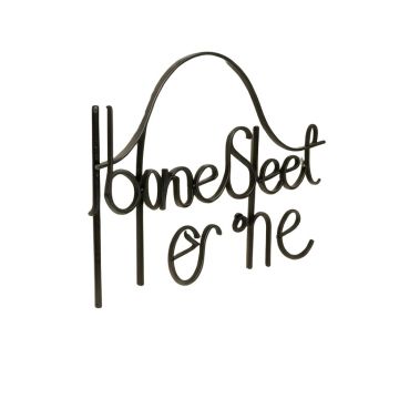 Home Sweet Home Metal Wall Décor