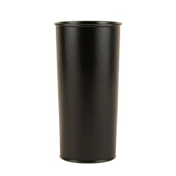 Olive Bend Empty Decorative Vase - Black