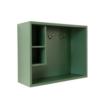 Reed Dale Wall-Mounted Entryway Organizer Shelf - Green