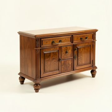 Markovich Antique 2 Drawer Console Table (synthetic illustration; no displayed measurements)