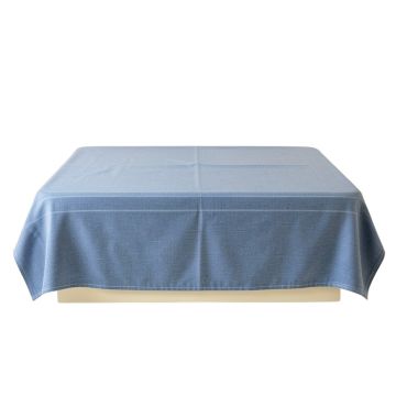Willow Arc Flat Bed Sheet - Blue