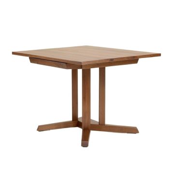 Curata Rectangle Extendable Dining Table With 2 Leaves