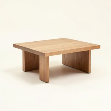 Grimaldi Solid Wood Coffee Table (synthetic illustration; no displayed measurements)