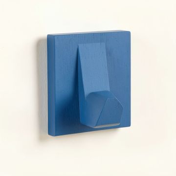 Clay Crossing Wall-Mounted Robe Hook - Blue (synthetic illustration; no displayed measurements)