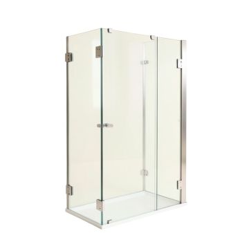 40 '' W X 55 '' H Pivot Frameless Tub Door