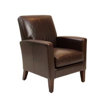 Essential Genuine Leather Upholstered Dining Chair