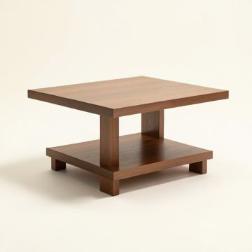 Bruno Floor Shelf Coffee Table (synthetic illustration; no displayed measurements)