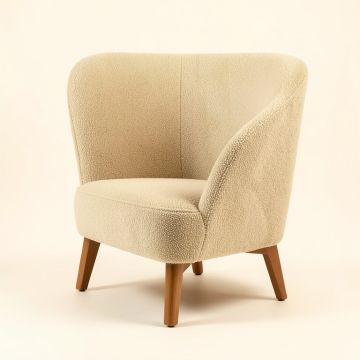 27 '' Wide Chenille Wingback Chair (synthetic illustration; no displayed measurements)