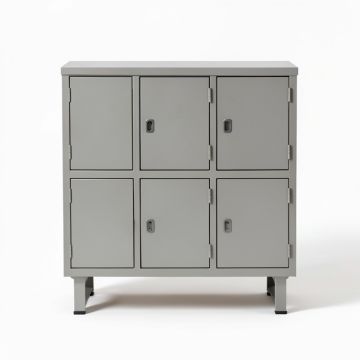 8 Door Front Load Multi-Unit Mailbox With 2 Parcel Lockers (synthetic illustration; no displayed measurements)