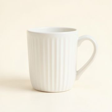 Harbor Canyon Ceramic Mug - White (synthetic illustration; no displayed measurements)