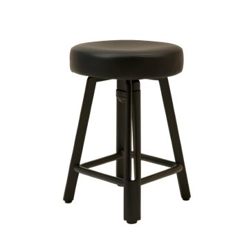 Adjustable Bar Stool In Black