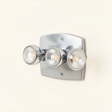Aevah 3 - Light Led Chrome Armed Sconce (synthetic illustration; no displayed measurements)