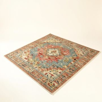 Dunbar Hand-Tufted Wool Multi-Colored Area Rug (synthetic illustration; no displayed measurements)