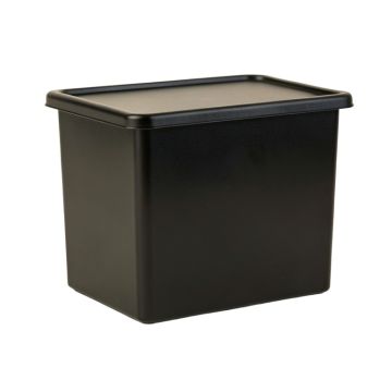 Alder Bluff Closed Outdoor Storage Box - Black