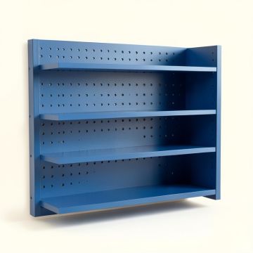 Fern Dale Empty Wall-Mounted Tool Organizer Panel - Blue (synthetic illustration; no displayed measurements)