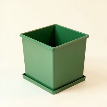 Hill Crest Empty Planter - Green (synthetic illustration; no displayed measurements)