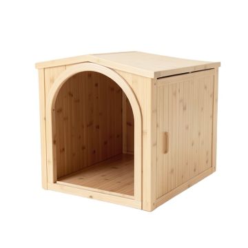 Maple Edge Empty Furniture-Style Litter Enclosure - Beige