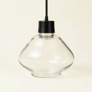 7.5 '' H X 5.25 '' W Glass Bowl Pendant Shade ( Screw On ) (synthetic illustration; no displayed measurements)